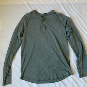 Save Khaki - Men’s Henley - Medium - Sea Green